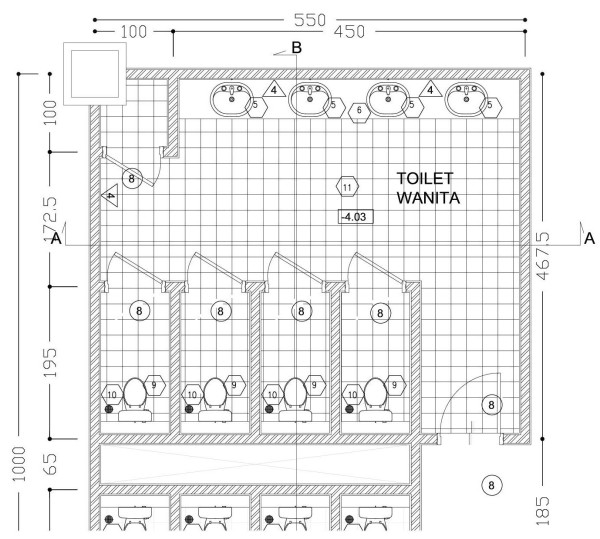 Denah Keramik Toilet - Forcon11